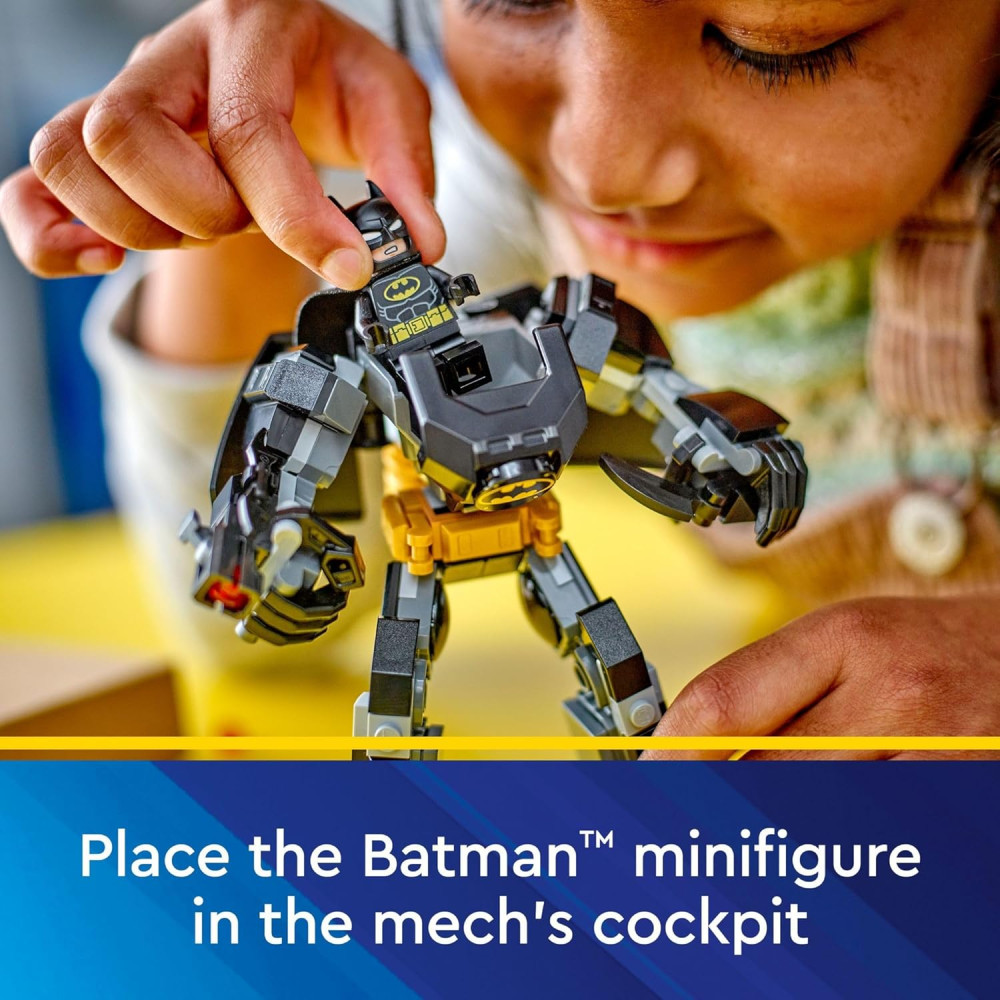 LEGO DC Batman Mech Armor Toy Set with Minifigure – Ages 6+, 76270