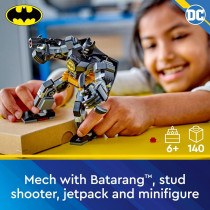 LEGO DC Batman Mech Armor Toy Set with Minifigure – Ages 6+, 76270