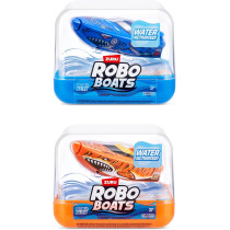 Robo Alive Robo Boats 2-Pack: Tiger & Robo Shark Water Toy by ZURU