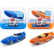 Robo Alive Robo Boats 2-Pack: Tiger & Robo Shark Water Toy by ZURU