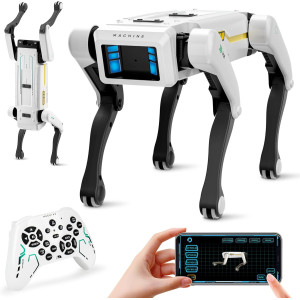 Chien Robot Intelligent - STEM Interactif avec Contrôle Vocal