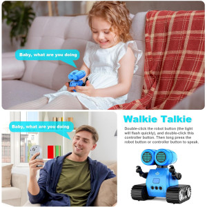 Hamourd Robot Toy for Kids with Walkie-Talkie, Gesture Control & Dance