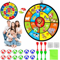 29 Double-Sided Dart Board with Sticky Balls – Kids & Party Game Toy