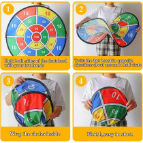 29 Double-Sided Dart Board with Sticky Balls – Kids & Party Game Toy