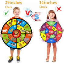 29 Double-Sided Dart Board with Sticky Balls – Kids & Party Game Toy