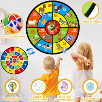 29 Double-Sided Dart Board with Sticky Balls – Kids & Party Game Toy
