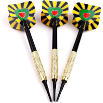 MaxMau Soft Tip Darts – 18 Plastic Point Darts with Standard Flights