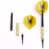 MaxMau Soft Tip Darts – 18 Plastic Point Darts with Standard Flights