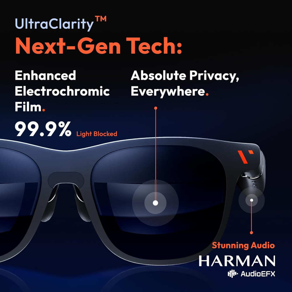 VITURE Pro XR/AR Glasses: 135 120Hz Display & Harman Audio for Devices