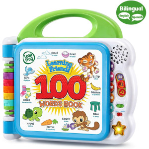 LeapFrog Learning Friends 100 Words Book – Green Edition for Kids