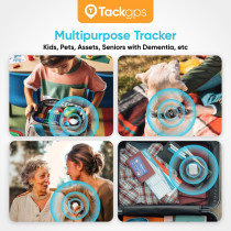 Tack GPS Tracker | 30 Days Battery | FCC Certified | Child, Pet, Vehicle