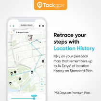 Tack GPS Tracker | 30 Days Battery | FCC Certified | Child, Pet, Vehicle