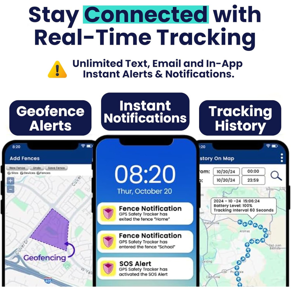 Seculife GPS Trackers for Vehicles, Kids, Pets & Bikes | Durable & Long-Lasting