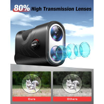 1200 Yard Golf Rangefinder with Slope, Flag Lock & 7X Magnification