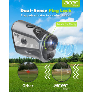 Acer Golf Rangefinder with Slope - 1200/1700Yards Laser, 6X Magnification