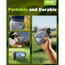 Acer Golf Rangefinder with Slope - 1200/1700Yards Laser, 6X Magnification
