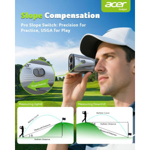 Acer Télémètre Golf Laser 1200Y Slope Rechargeable 6X