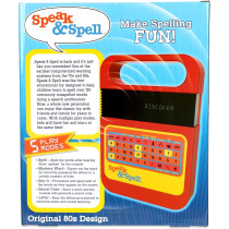 Speak & Spell Electronic Game - 80s Retro Educational Toy for Kids 7+