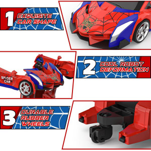 BLUEJAY Transform RC Car 1:18 Scale Remote Control Robot Toy for Boys