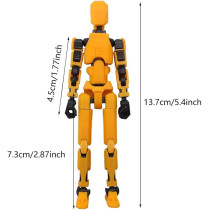 Set de 7 Figurines Lucky 13 Titan 3D Imprimées et Articulées