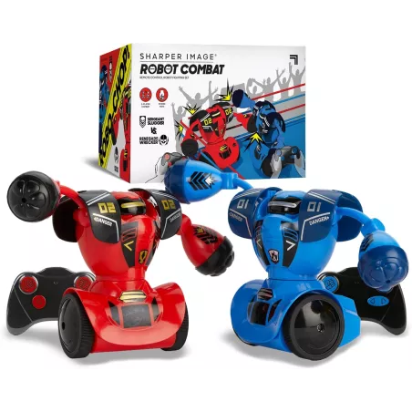 Sharper Image: Robots de Combat Télécommandés – Action LED et Sons pour 2 Joueurs!