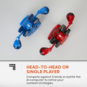 Sharpen Image Robot Combat 2023 - Jeu RC 2 joueurs avec LED