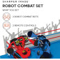 Sharper Image Robot Combat Set: 2-Player RC Battle with Lights & Sounds!
