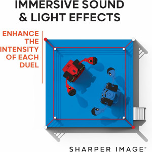 Sharpen Image Robot Combat 2023 - Jeu RC 2 joueurs avec LED