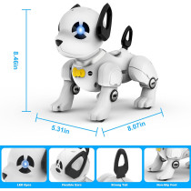 Programmable Remote Control Robot Dog Toy - Interactive Robotic Pet for Kids