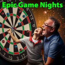 Funwares 36 Giant Dart Board – 25% Larger for Ultimate Family Fun