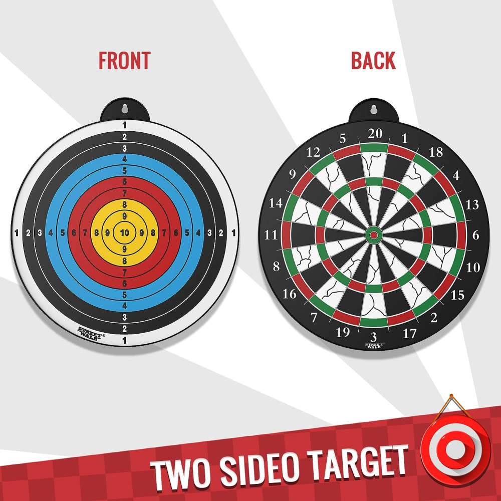 Magnetic Dart Board with 12 Darts - Fun Indoor Game for Kids 5-12 Years