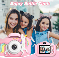 Appareil Photo Enfants Goopow 3-8 Ans avec Carte SD 32Go