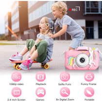Goopow Kids Digital Camera for 3-8 Years Old with 32G SD Card & Soft Case