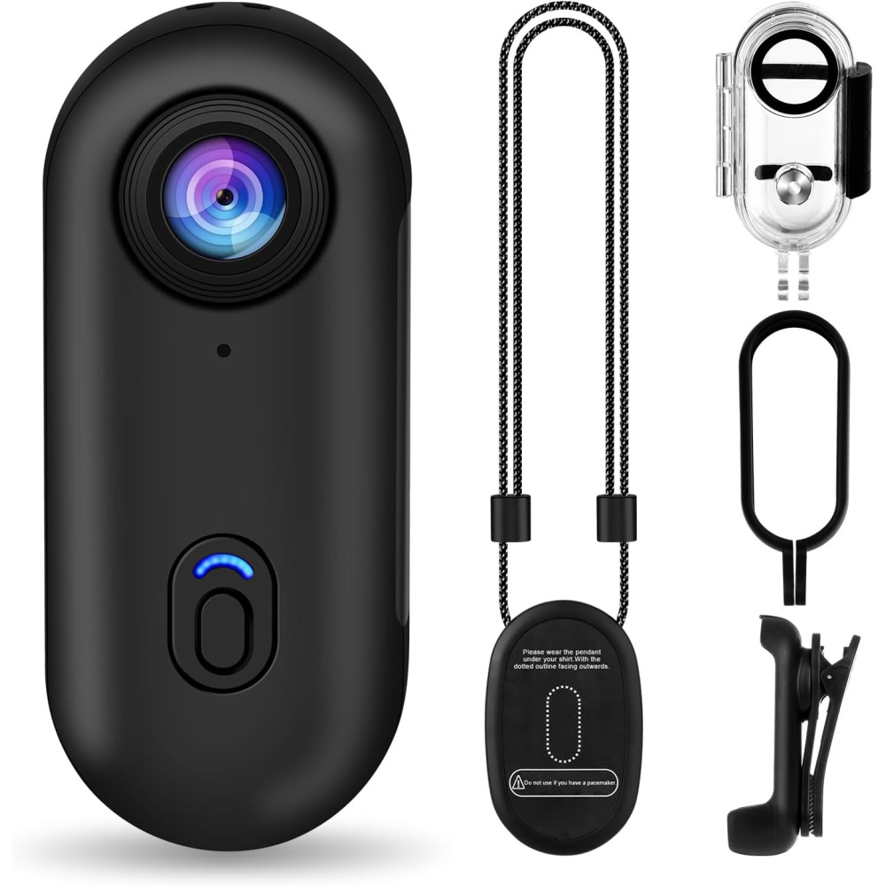 i3 4K Thumb Action Camera with Spring Clip – Portable POV Helmet Cam