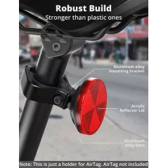 Support Velo Antivol AirTag Reflecteur: Securite Maximale pour Velo, E-Bike, Trottinette