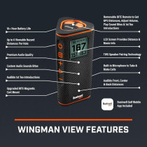 Bushnell Wingman View: Golf GPS Speaker with Voice and Bluetooth