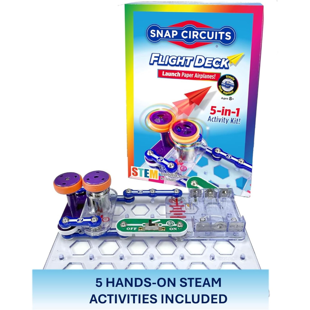 Kit Snap Circuits Flight Deck STEM 8+ | Cadeau Scientifique