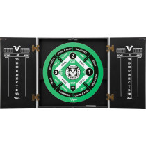 Viper Hideaway Dartboard Set with Steel-Tip Darts & Reversible Board