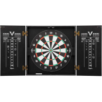 Viper Hideaway Dartboard Set with Steel-Tip Darts & Reversible Board