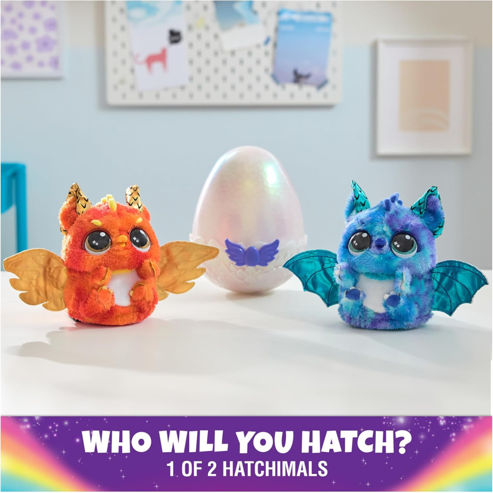 Hatchimals Alive Mystery Hatch Draggle Toy with Mist, Lights & Sounds