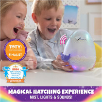 Hatchimals Alive Mystery Hatch Draggle Toy with Mist, Lights & Sounds
