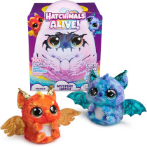 Hatchimals Alive Mystery Hatch Draggle Toy with Mist, Lights & Sounds