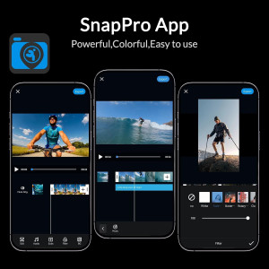 Caméra Action 4K 60FPS Icefox Étanche avec Zoom 5X & WiFi