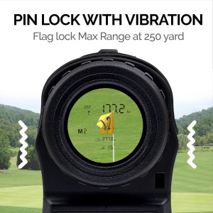 Golf Laser Rangefinder 900Y Fast Focus with Slope & Vibration Mode