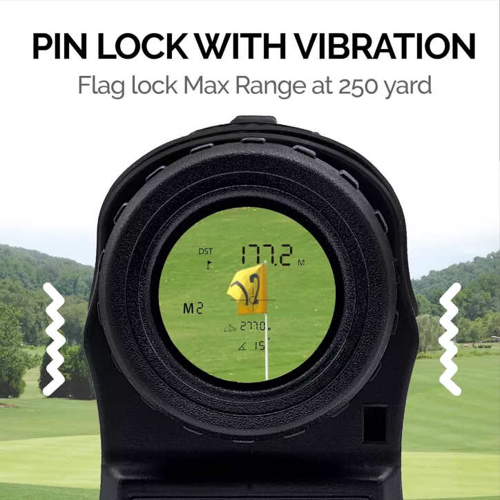Télémètre Laser Golf 900Y: Précision Ultime, Mesure Instantanée avec Vibration & Pente!