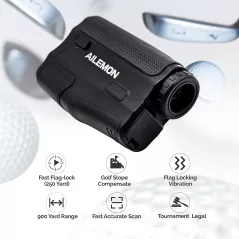Télémètre Laser Golf 900Y Précis avec Scan & Mode Pente