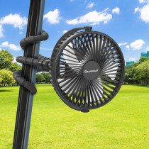 Ventilateur Golf 10000mAh, 50H, Clip 7, 3 Vitesses, 360°