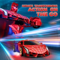 Voiture Robot Transformable Araignée Télécommandée - Lumières LED & Rotation 360° - Le Cadeau Parfait pour Enfant!