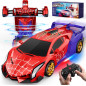 Spider Robot RC Car: Transforms, Spins 360, & Lights Up! Cool Toy Gift for Kids