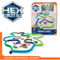 HEX BOTS Nano Land Sensory Toy Set for Kids & Cats – 40+ Pieces, Batteries Included